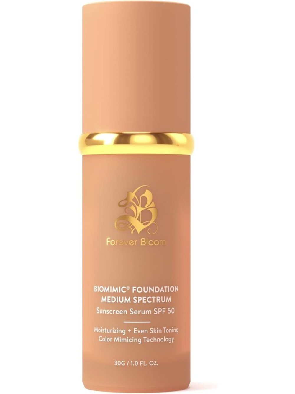 Medium Spectrum SPF 50 Foundation for Mature & Sensitive Skin - Natural Finish